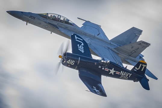 Navy Legacy Flight